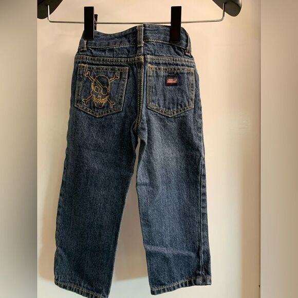 Genuine Dickies Jeans Skull Toddler Size 3 - Picture 1 of 6